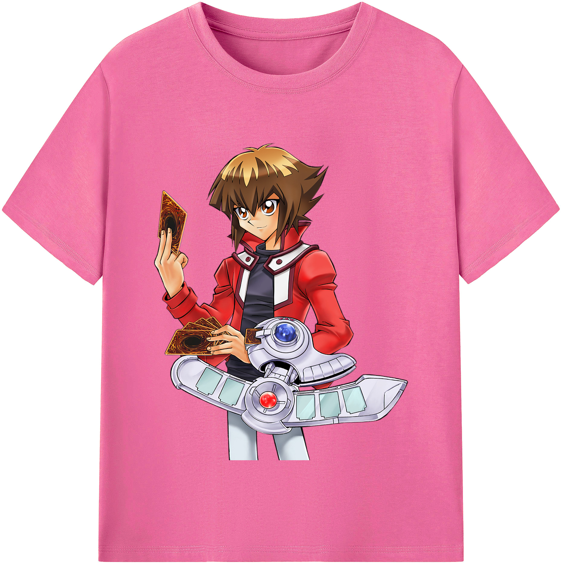 （画像用） 遊☆戯☆王 Yu-Gi-Oh! レディースカジュアルプリントTシャツ（綿100％）